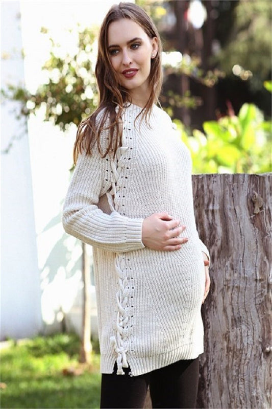 Maternity Knit Detailed Sweater