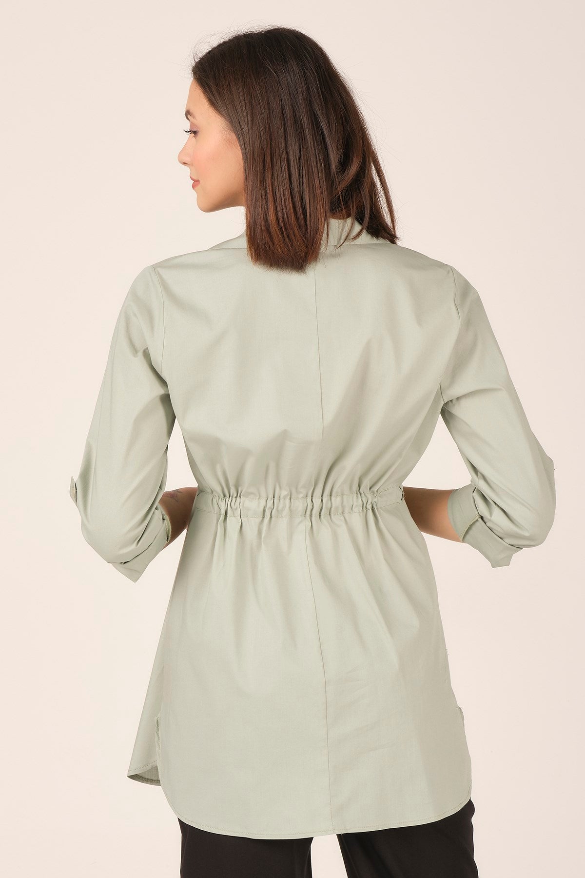Busa Maternity Waist Elastic Shirt